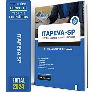 Apostila Prefeitura de Itapeva SP 2024 - Oficial de Administração