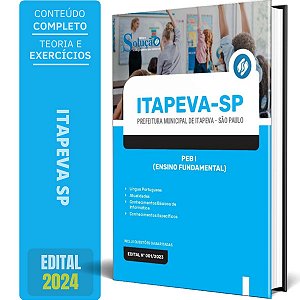 Apostila Prefeitura de Itapeva SP 2024 - PEB I (Ensino Fundamental)