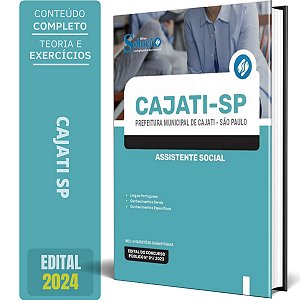 Apostila Prefeitura de Cajati SP 2024 - Assistente Social