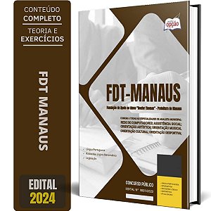 Apostila Fundação Doutor Thomas Manaus FDT 2024 - Analista Municipal - Comum aos Cargos