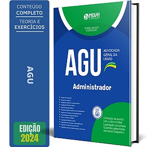 Apostila Concurso AGU 2024 - Administrador