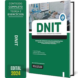 Apostila DNIT 2024 - Comum aos Cargos de Analista Administrativo