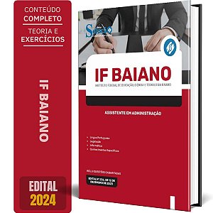 Apostila IF Baiano 2024 - Assistente em Administração