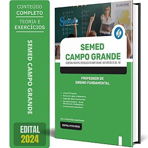 Apostila SEMED Campo Grande MS 2024 - Professor de Ensino Fundamental