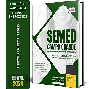 Apostila Semed Campo Grande 2024 - Professor - Língua Portuguesa