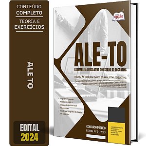 Apostila ALE TO 2024 - Comum às Especialidades de Analista Legislativo