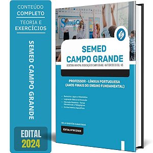 Apostila SEMED Campo Grande - MS 2023 - Professor - Língua Portuguesa