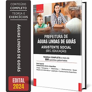 Apostila Concurso Águas Lindas De Goiás 2024 - Assistente Social