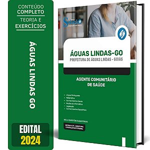 Apostila Agente Comunitário Saúde Concurso Águas Lindas Go 2024