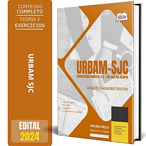 Apostila URBAM SJC 2024 - Analista Administrativo