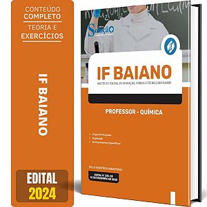 Apostila Concurso IF Baiano 2024 - Professor - Química