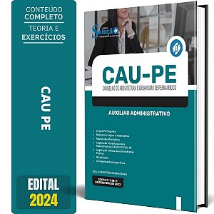 Apostila CAU PE 2024 - Auxiliar Administrativo