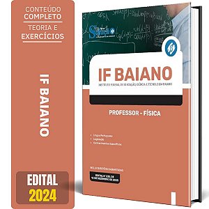 Apostila IF Baiano 2024 - Professor de Física