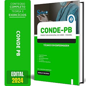 Apostila Prefeitura de Conde PB 2024 - Técnico em Enfermagem