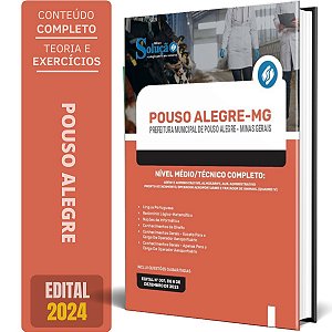 Apostila Prefeitura de Pouso Alegre MG - Nível Médio/Técnico Completo