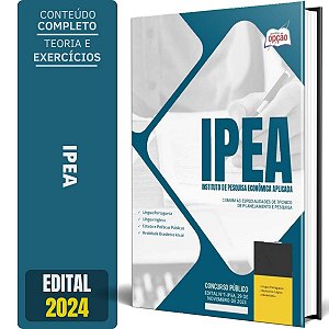 Apostila IPEA 2024 - Comum às Especialidades de Técnico de Planejamento e Pesquisa
