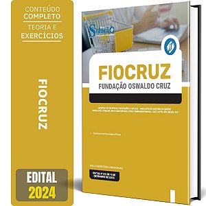 Apostila FIOCRUZ 2024 - Gestão de Compras/Licitações/UF (RJ) - Analista de Gestão em Saúde