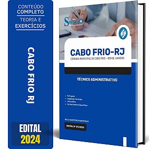 Apostila Câmara de Cabo Frio RJ 2024 - Técnico Administrativo