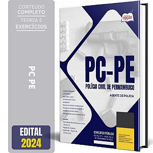 Apostila Concurso PC PE 2024 - Agente de Polícia