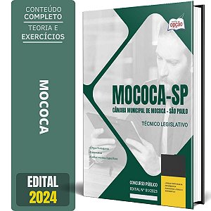 Apostila Câmara de Mococa SP 2024 - Técnico Legislativo