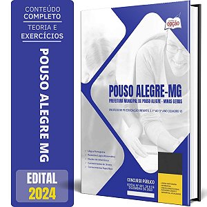 Apostila Prefeitura de Pouso Alegre MG 2024 - Professor PII - Educação Infantil