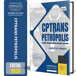 Apostila CPTrans Petrópolis RJ 2024 - Agente de Trânsito