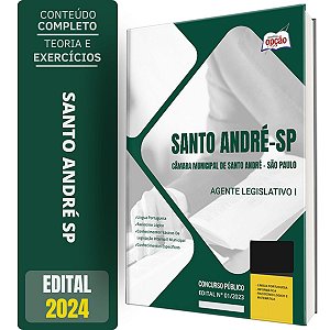 Apostila Câmara de Santo André SP 2024 - Agente Legislativo I
