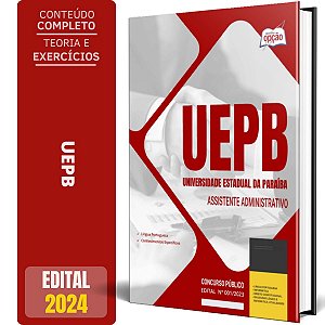 Apostila UEPB 2024 - Assistente Administrativo