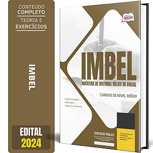 Apostila IMBEL 2024 - Cargos de Nível Médio