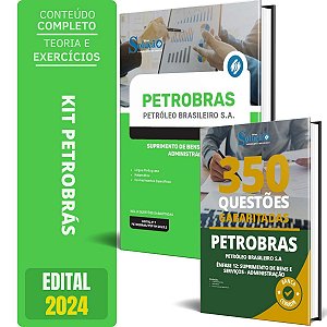 Kit Apostila Petrobras 2024 - Administração + Caderno de Testes
