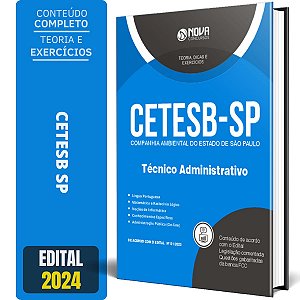 Apostila CETESB SP 2024 - Técnico Administrativo