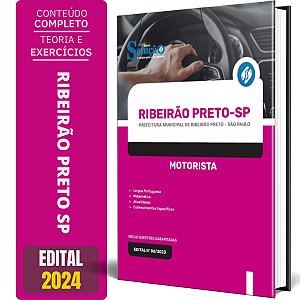 Apostila Prefeitura de Ribeirão Preto SP 2024 - Motorista