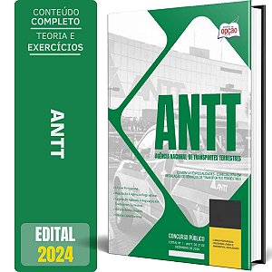 Apostila ANTT 2024 - Comum às especialidades - Especialista em Regulação de Serviços de Transportes Terrestres