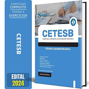 Apostila Cetesb SP 2024 - Técnico Administrativo
