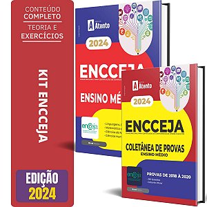 Kit Apostila Encceja 2024 - Ensino Médio + Coletânea De Provas