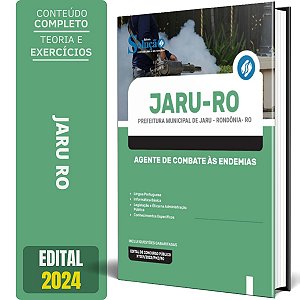 Apostila Prefeitura de Jaru RO 2024 - Agente de Combate às Endemias