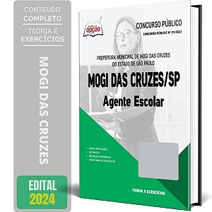 Apostila Prefeitura de Mogi das Cruzes SP 2024 - Agente Escolar
