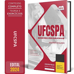 Apostila UFCSPA 2024 - Assistente de Alunos