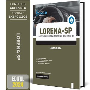 Apostila Prefeitura de Lorena SP 2024 - Motorista