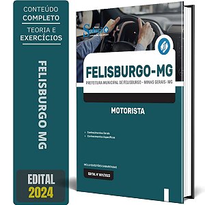 Apostila Prefeitura de Felisburgo MG 2024 - Motorista