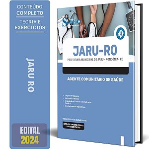 Apostila Prefeitura de Jaru RO 2024 - Agente Comunitário de Saúde