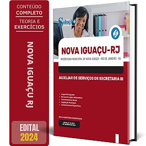 Apostila Prefeitura de Nova Iguaçu - RJ 2024 - Auxiliar de Serviços de Secretaria 3