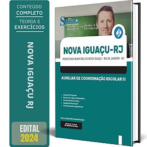 Apostila Prefeitura de Nova Iguaçu RJ 2024 - Auxiliar de Coordenação Escolar III