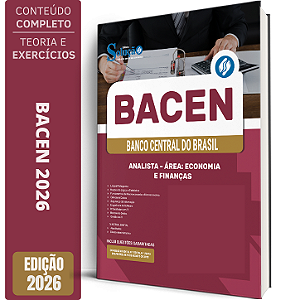 Apostila BACEN 2026 - Analista - Economia e Finanças