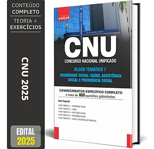 Apostila CNU 2025 - BLOCO 1 - Conhecimentos Específicos