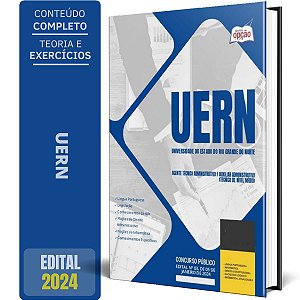 Apostila UERN 2024 - Agente Técnico Administrativo/Auxiliar Administrativo (Técnico de Nível Médio)