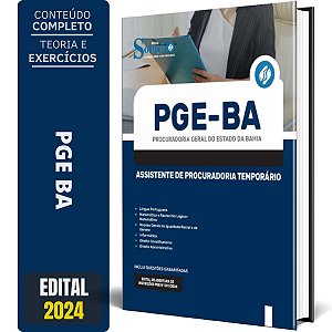 Apostila PGE BA 2024 - Assistente de Procuradoria Temporária