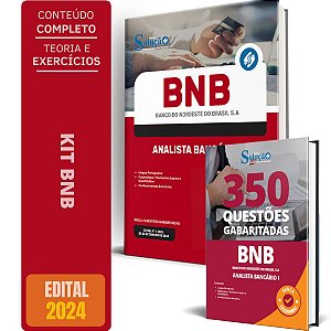 Kit Apostila Concurso BNB 2024 - Analista Bancário 1 + Testes