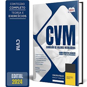 Apostila Concurso CVM 2024 - Conhecimentos Básicos (Comum a todas as Especialidades)