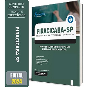 Apostila Prefeitura de Piracicaba SP 2024 - Professor Substituto de Ensino Fundamental